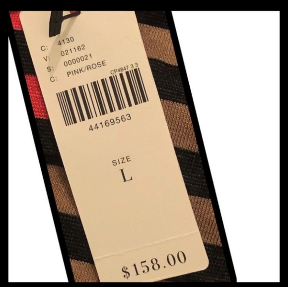 🆕Bailey 44 Anthropologie Striped Knit Column Dress Bodycon Dress Size Large - Picture 9 of 11